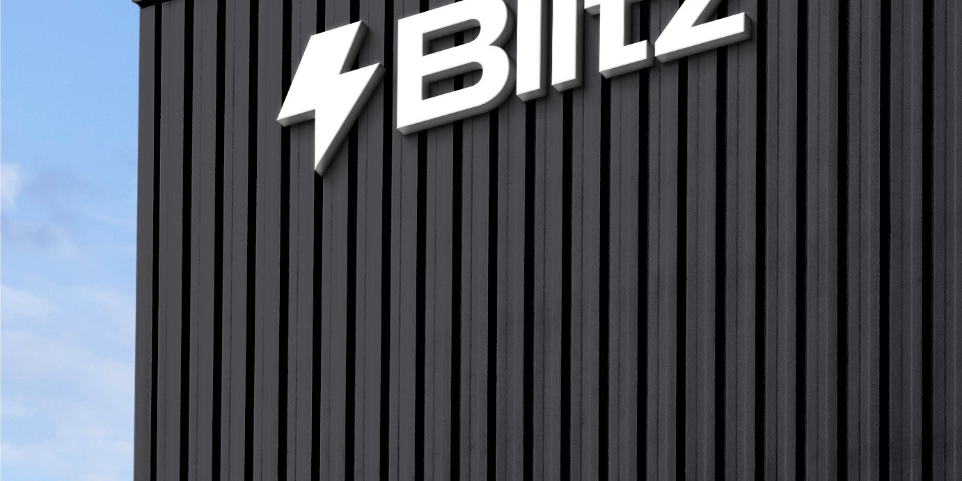 Blitz logo on building exterior